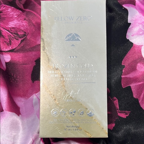 Below Zero Frozen Gold concentrate triple action anti aging cream and serum